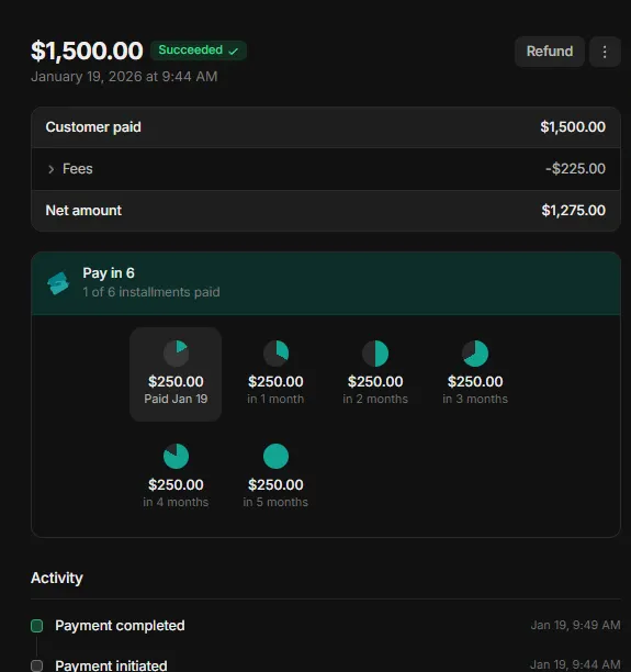 SplitIt Payment